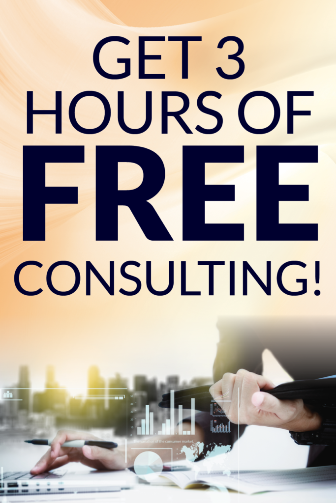 3 hours of free consulting